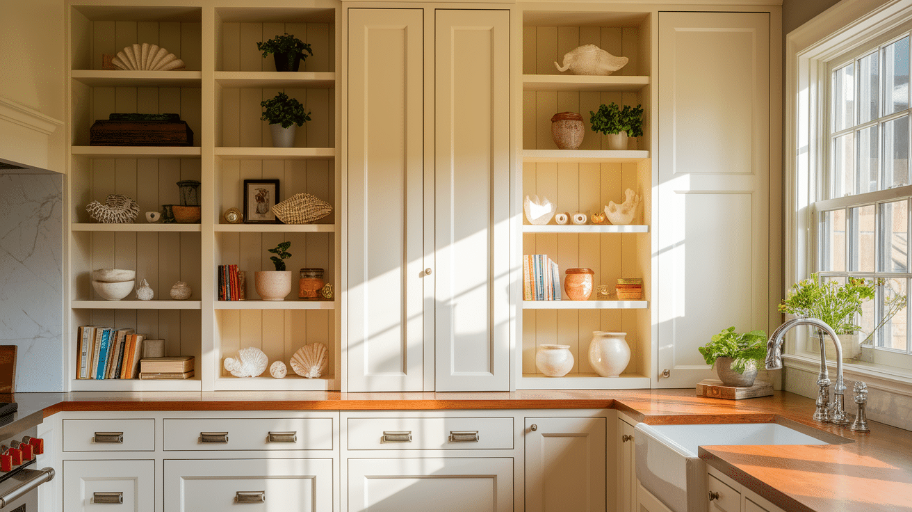 CABINETS WITH OPEN SPACES