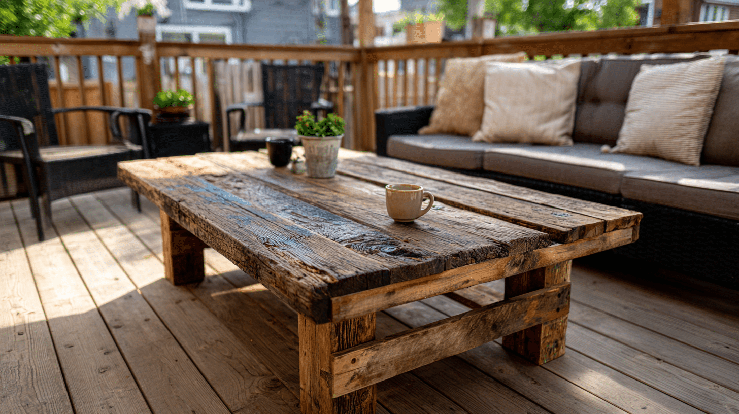 Create a DIY Wooden Coffee Table