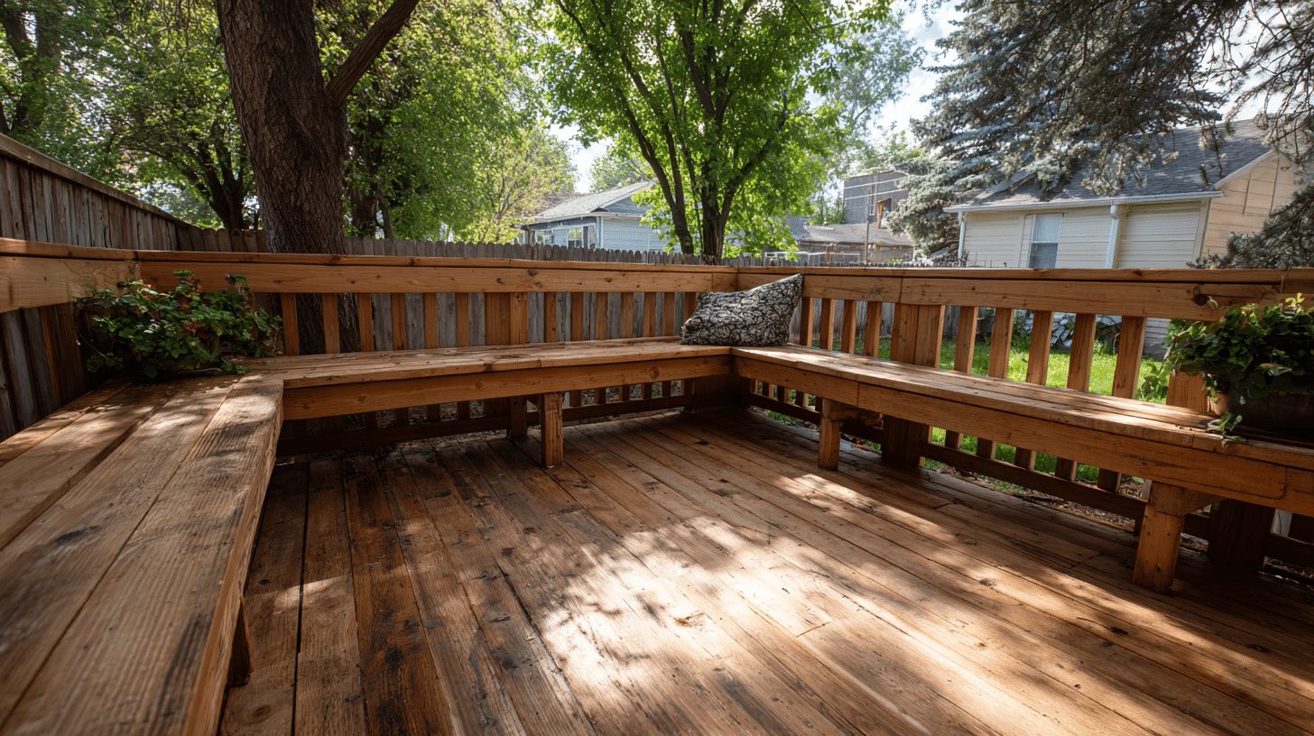 Create a Deck with a Bench Perimeter