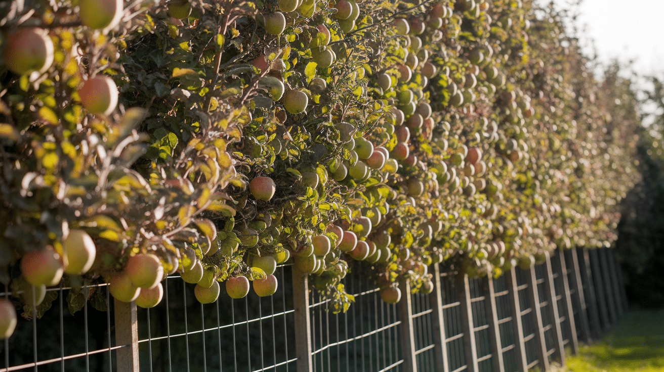 Espaliered Trees (Trained on Trellis)