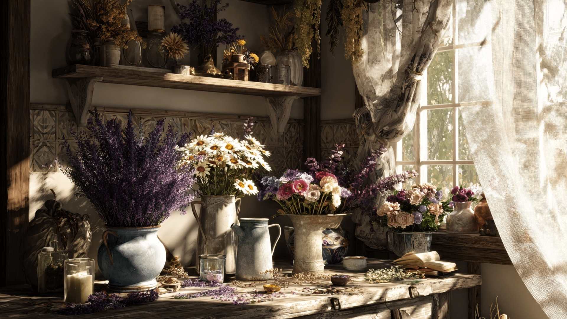 Fresh or Dried Flower Arrangements