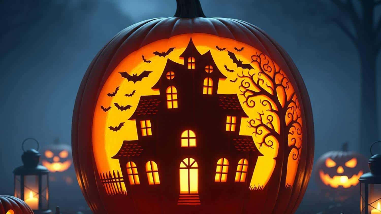 Haunted House Pumpkin