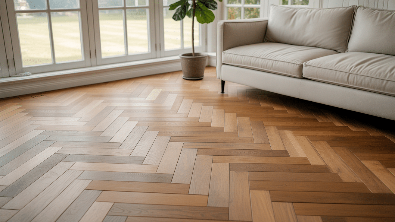 Herringbone Pattern Flooring