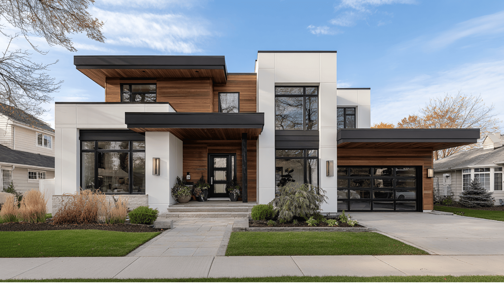 Horizontal Wood Siding Mix