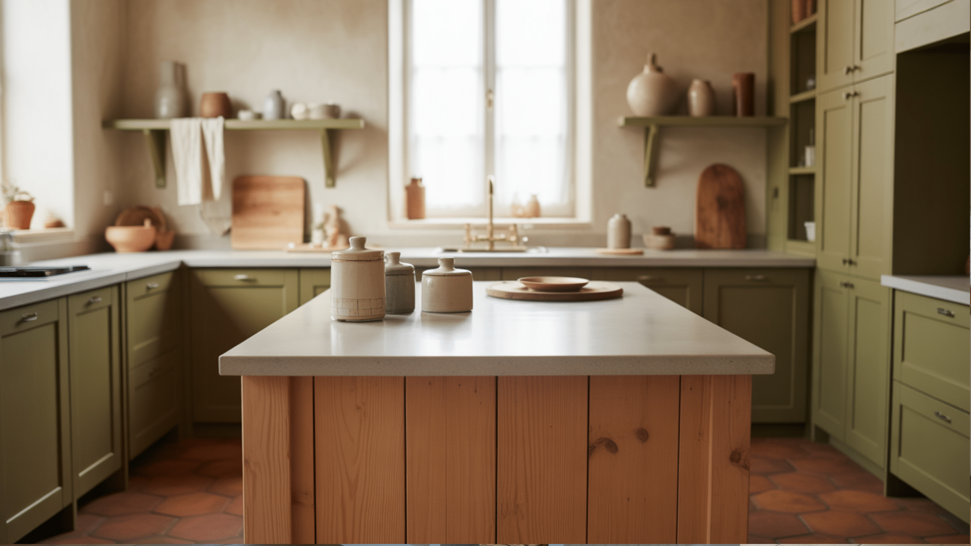 Matte green with pine