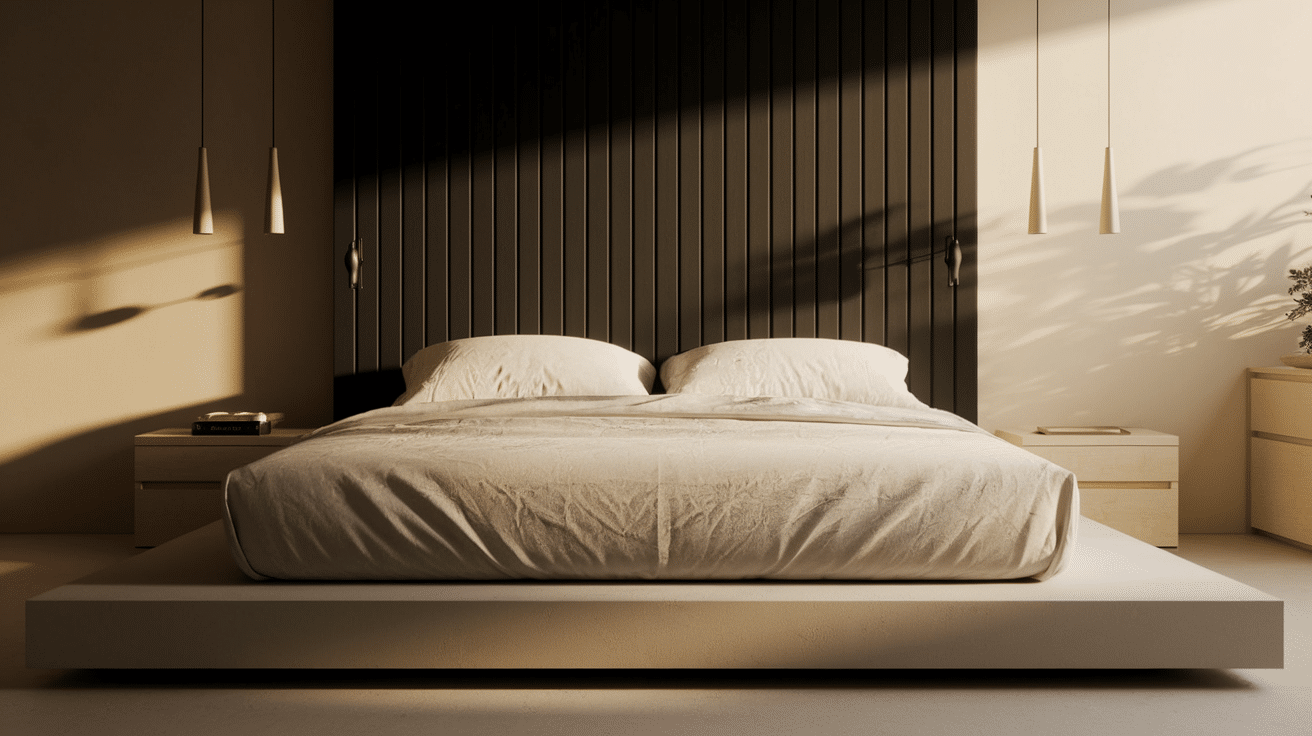 Minimalist Bedroom Headboard Wall