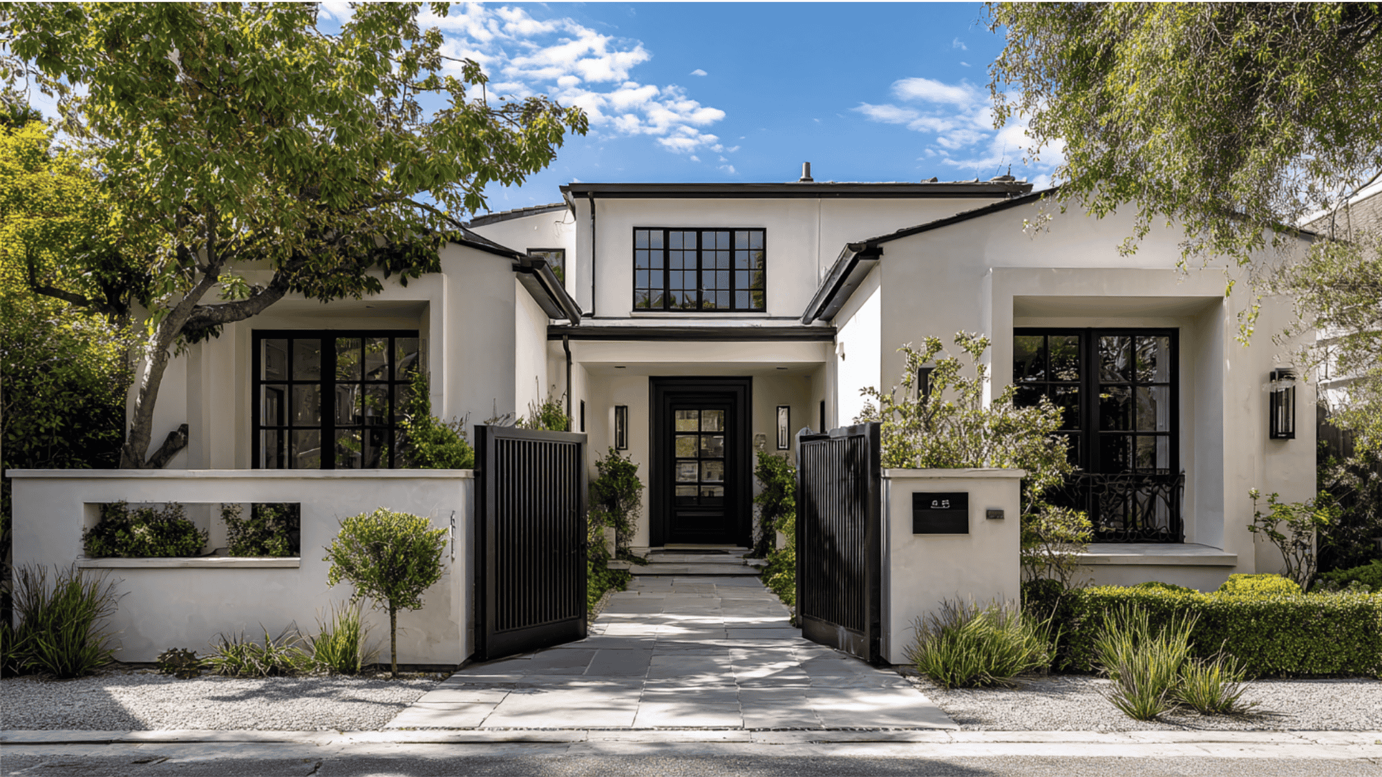 Modern Courtyard Entry