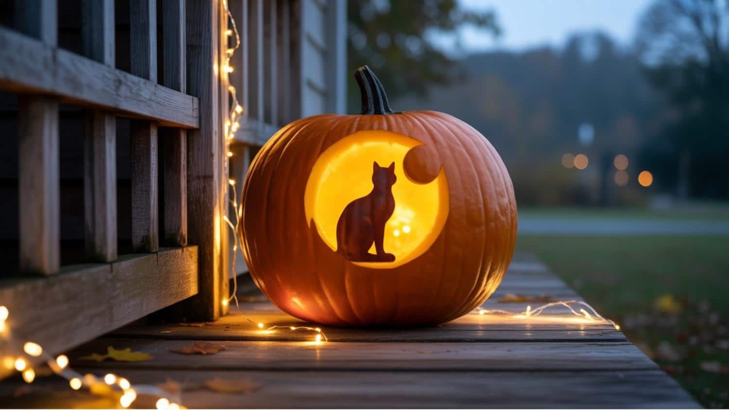 Moon Cat Pumpkin
