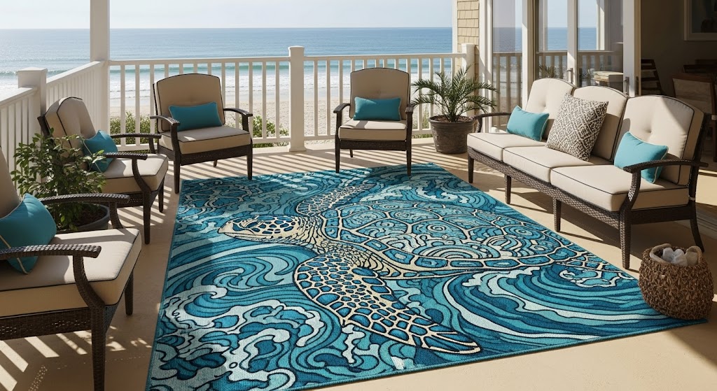 Ocean Inspired Outdoor Rugs