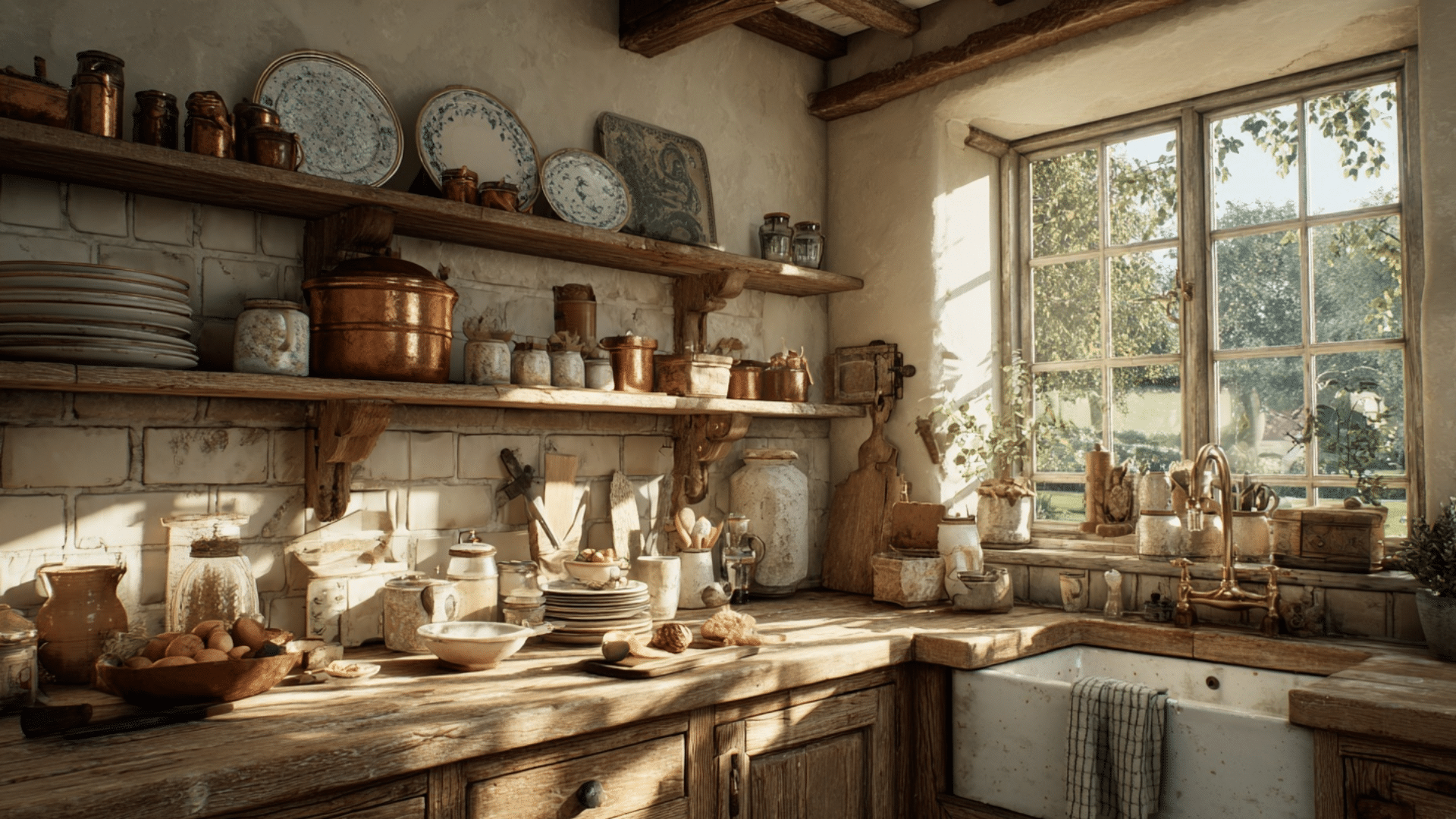 Open Shelvings in Kitchens