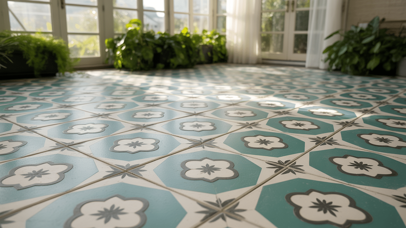 Painted Concrete Flooring