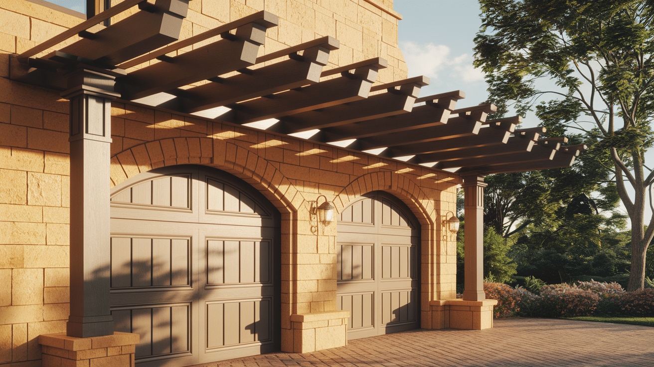 Pergola-Style Overhang