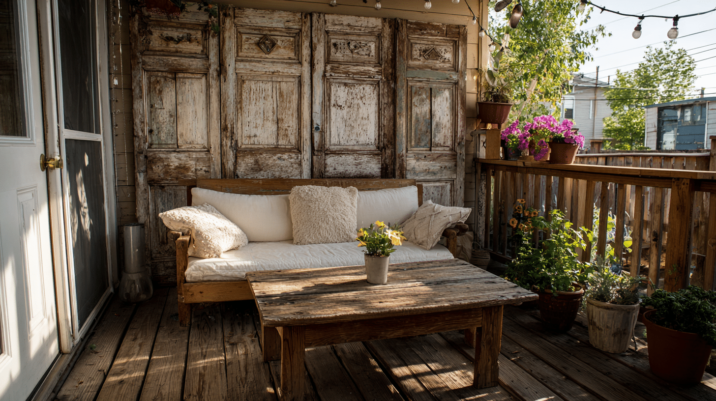Repurpose Old Doors as Decor