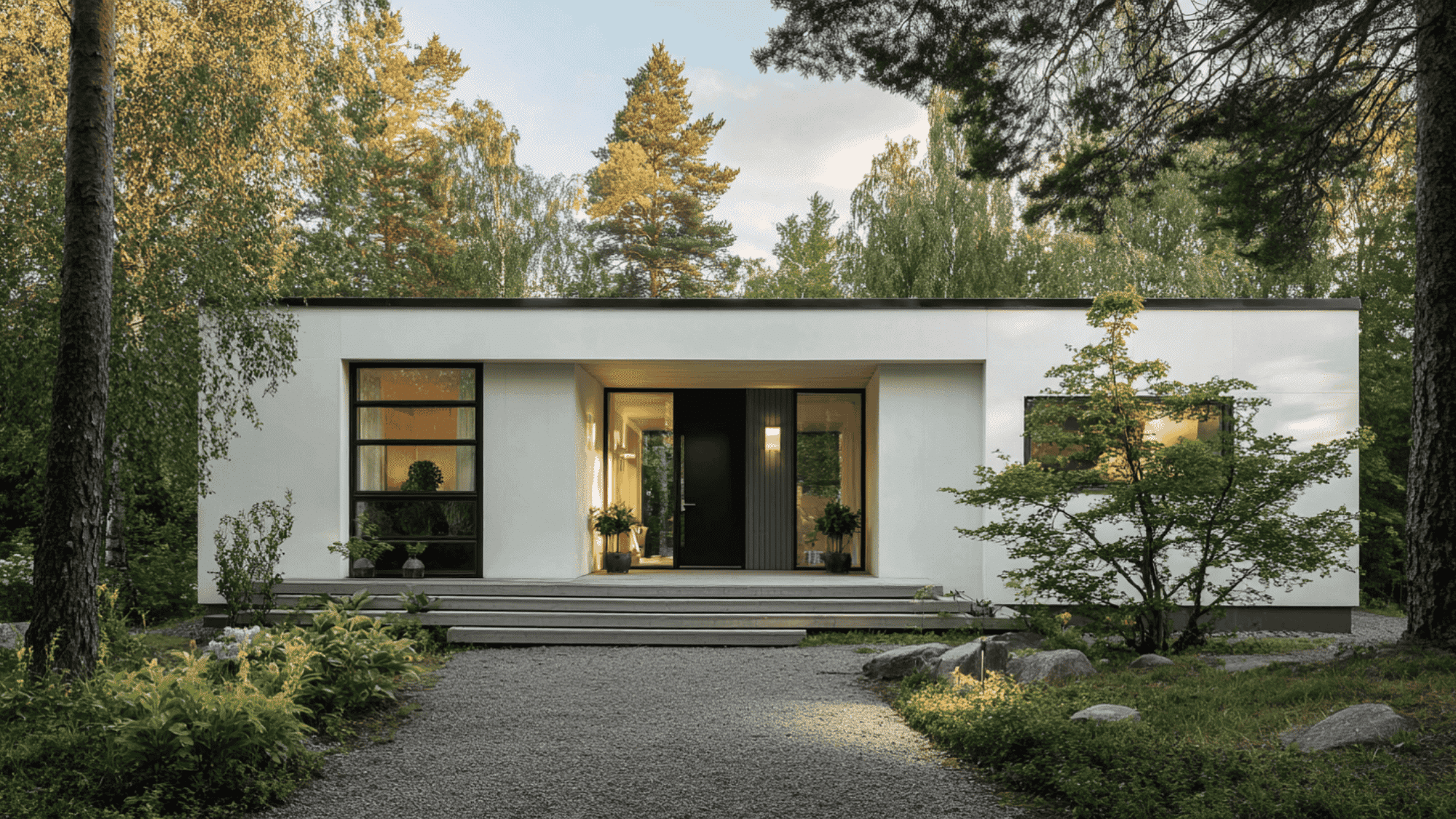 Scandinavian Style White Box
