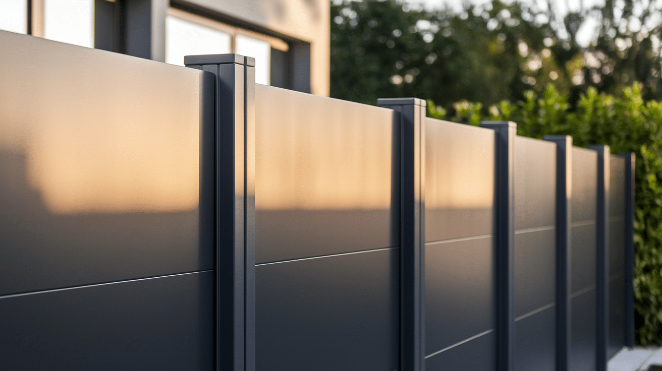 Steel Panel Privacy Fence