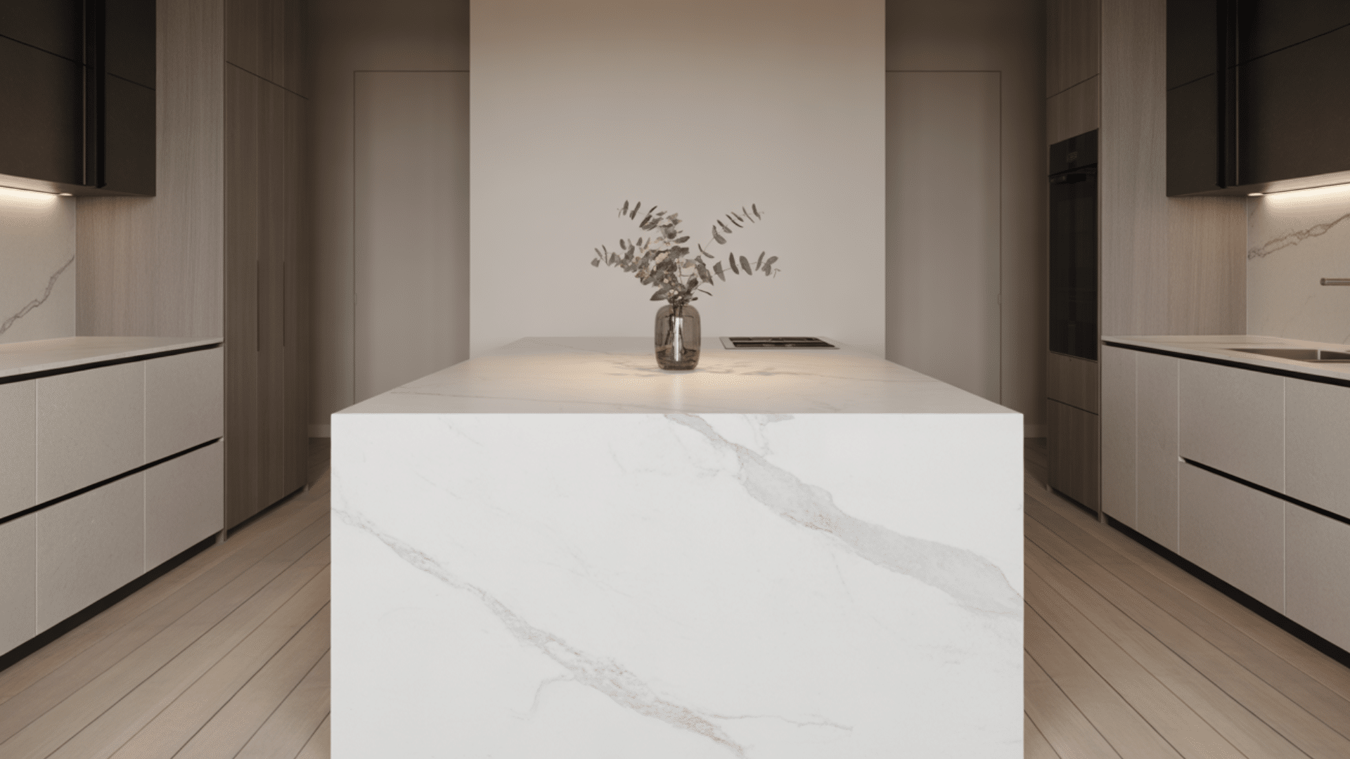 Stone with marbel waterfall