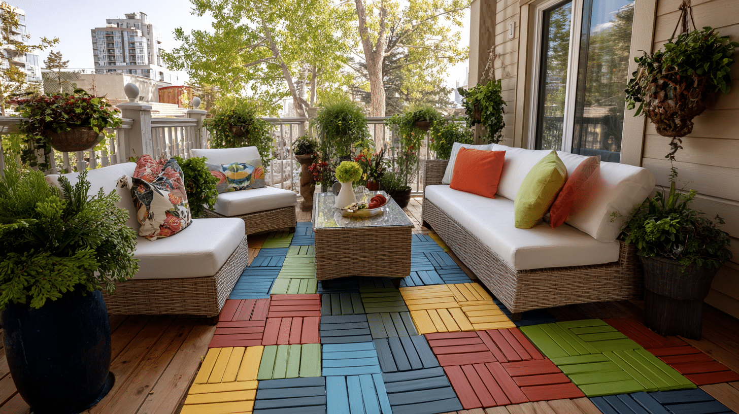 Use Deck Tiles for Easy Flooring