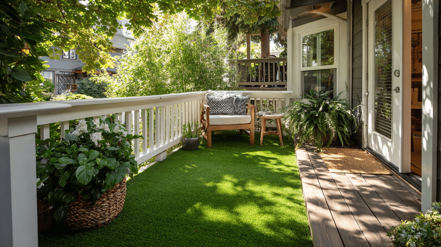 Use Faux Grass for Softness