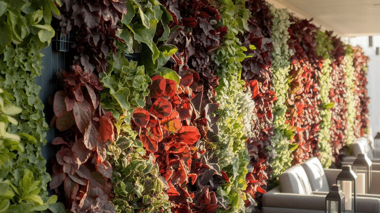 Vertical Garden (Green) Privacy Wall