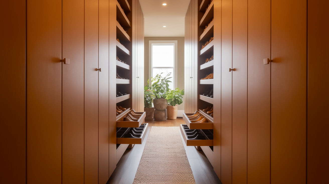 Vertical Shoe Storage