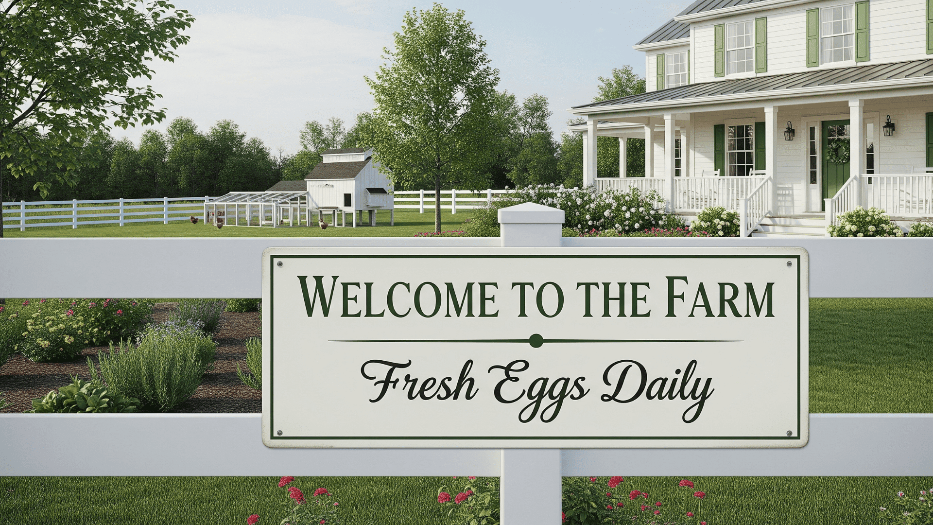 Vintage Metal Sign with Farm Sayings