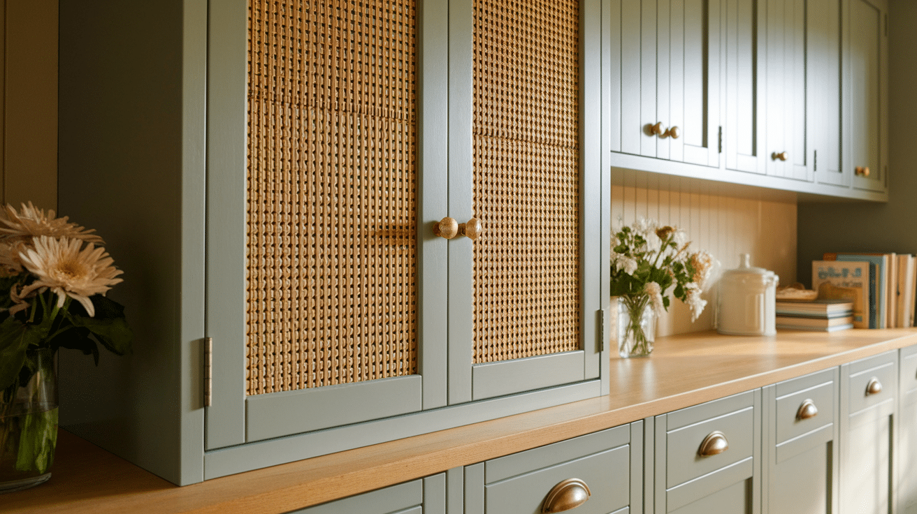 WICKER OR RATTAN CABINETS