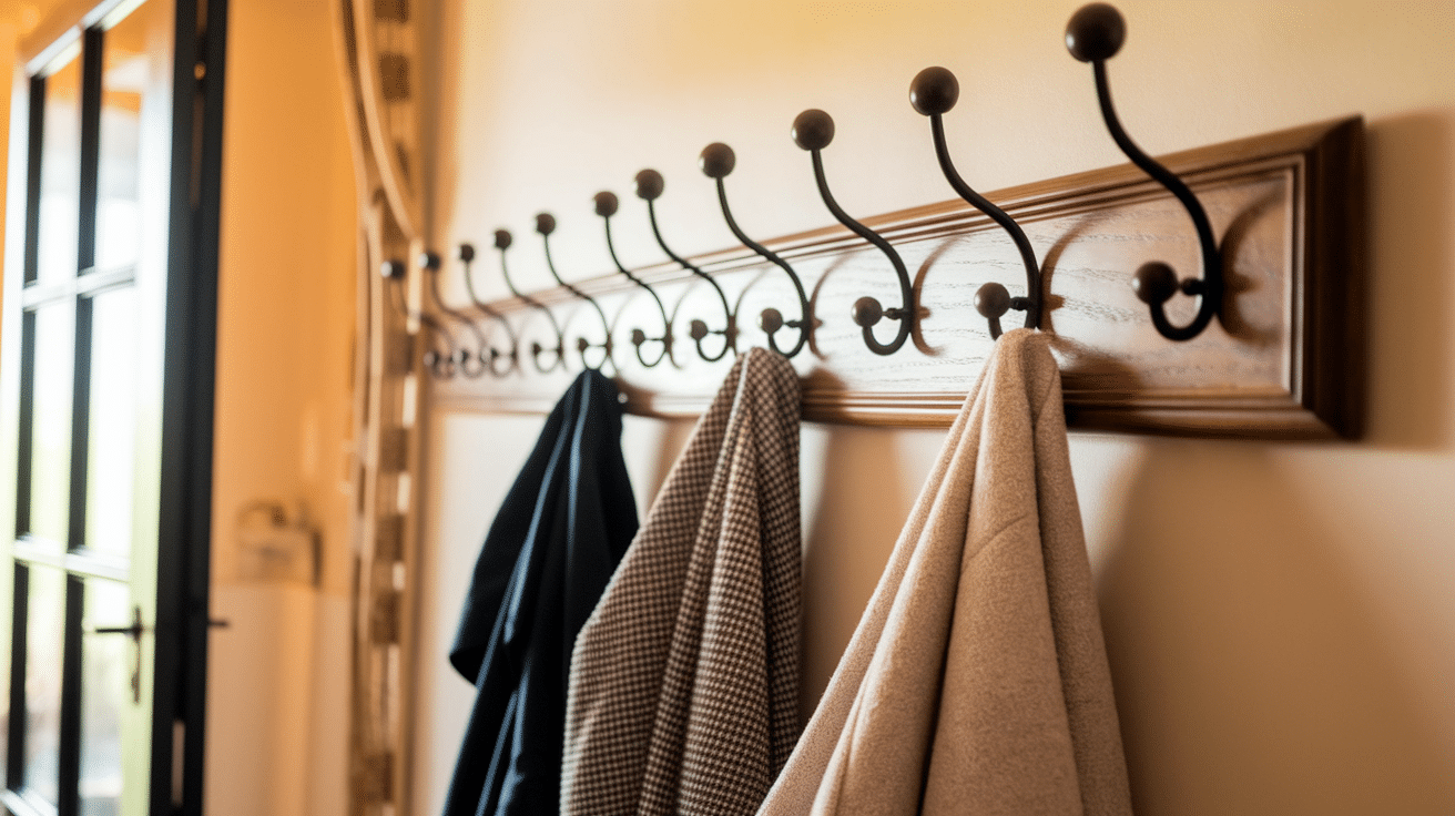 Wall Mounted Coat Hooks