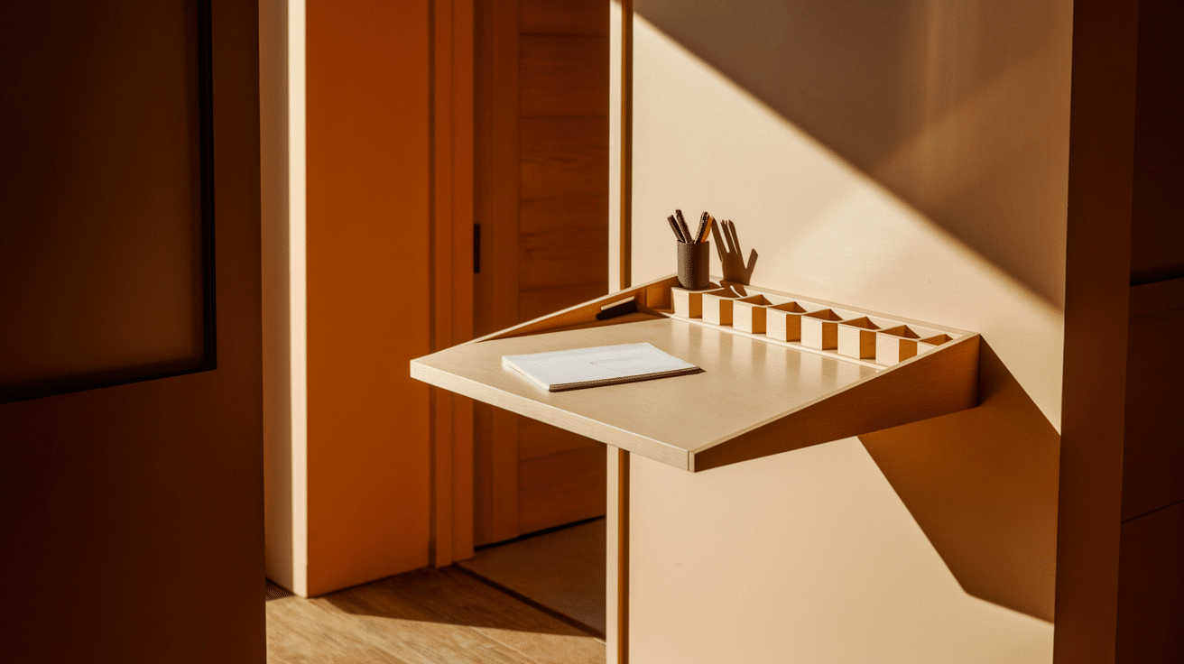 Wall-Mounted Desk