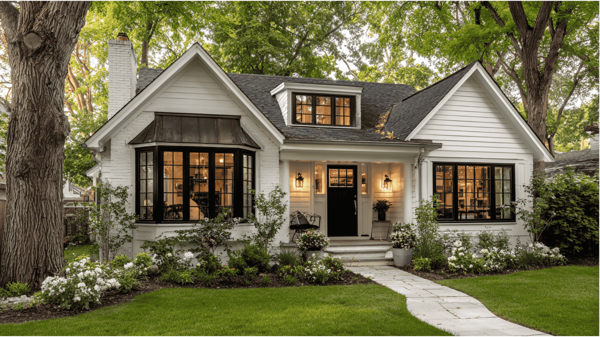 White Shiplap Cottage