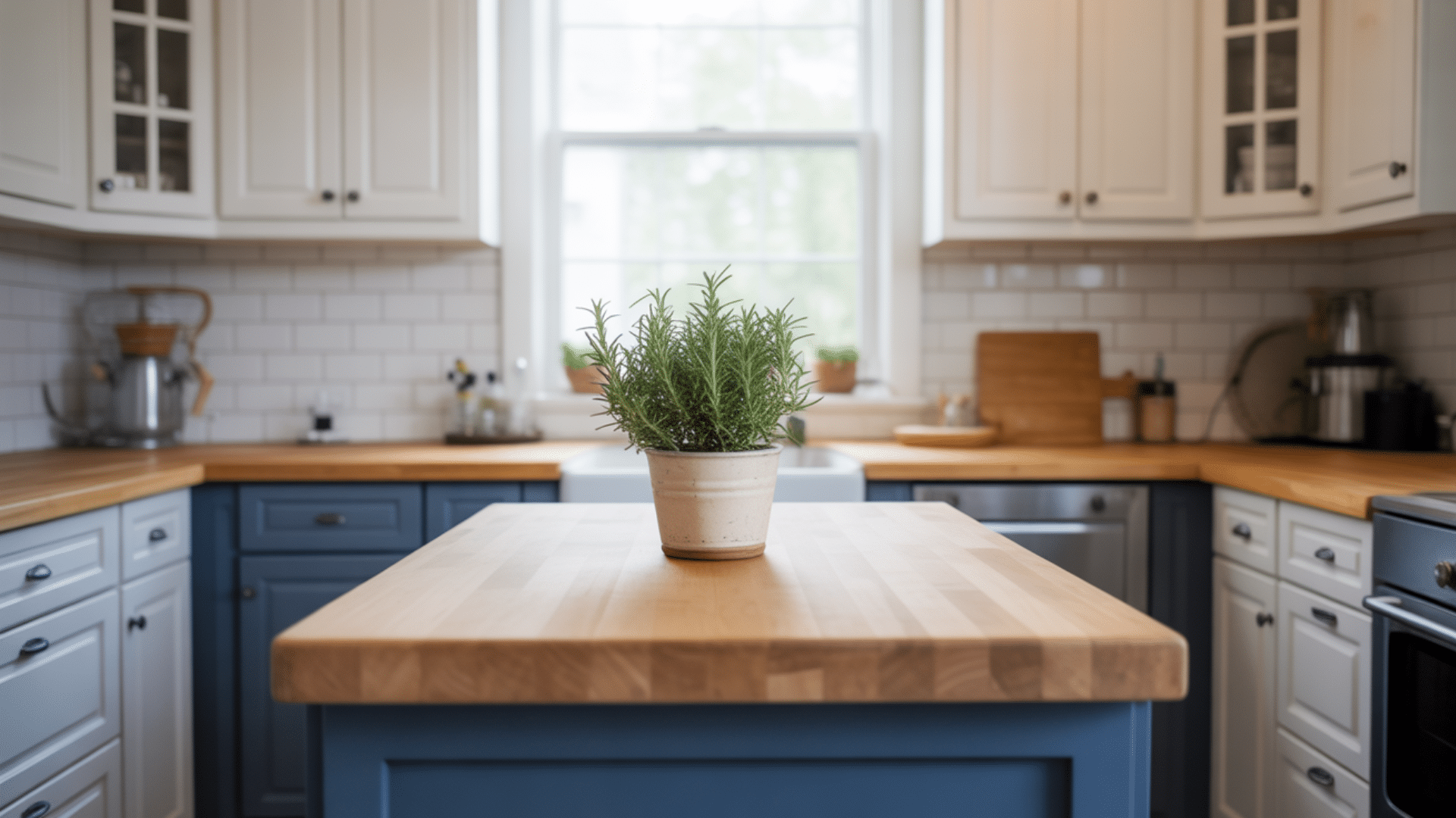 White with navy blue