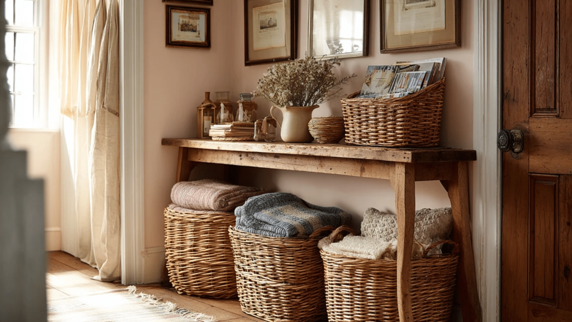 Wicker Baskets for Storage