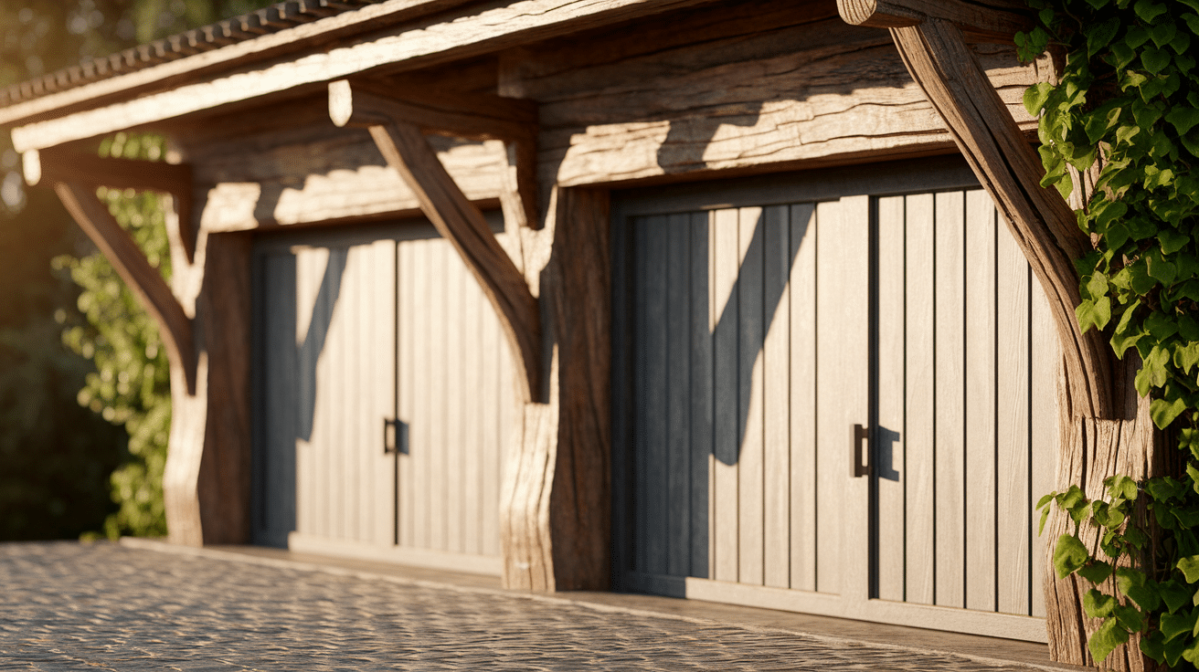 Wooden Beam Overhang