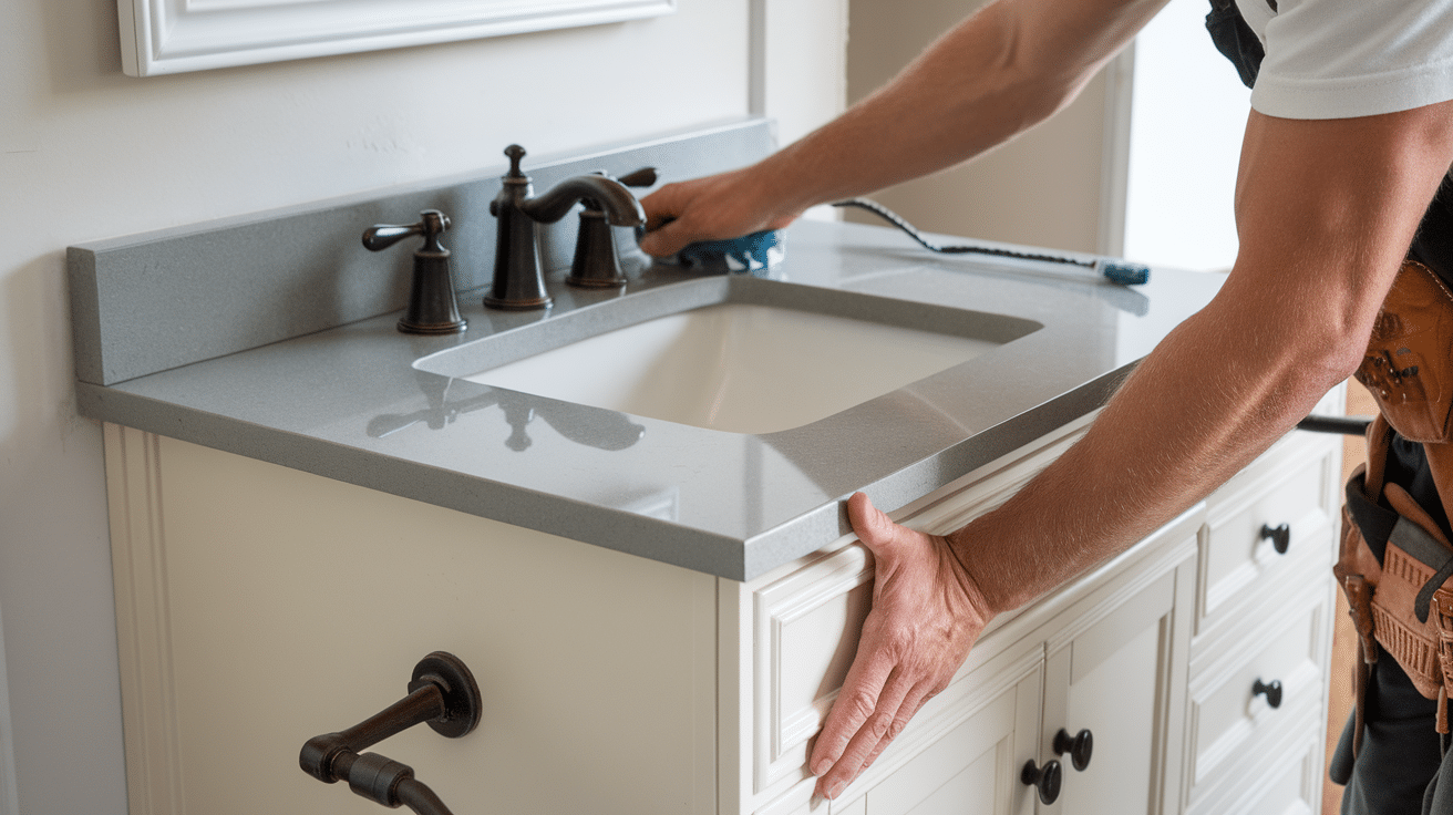 Vanity and Countertop Installation