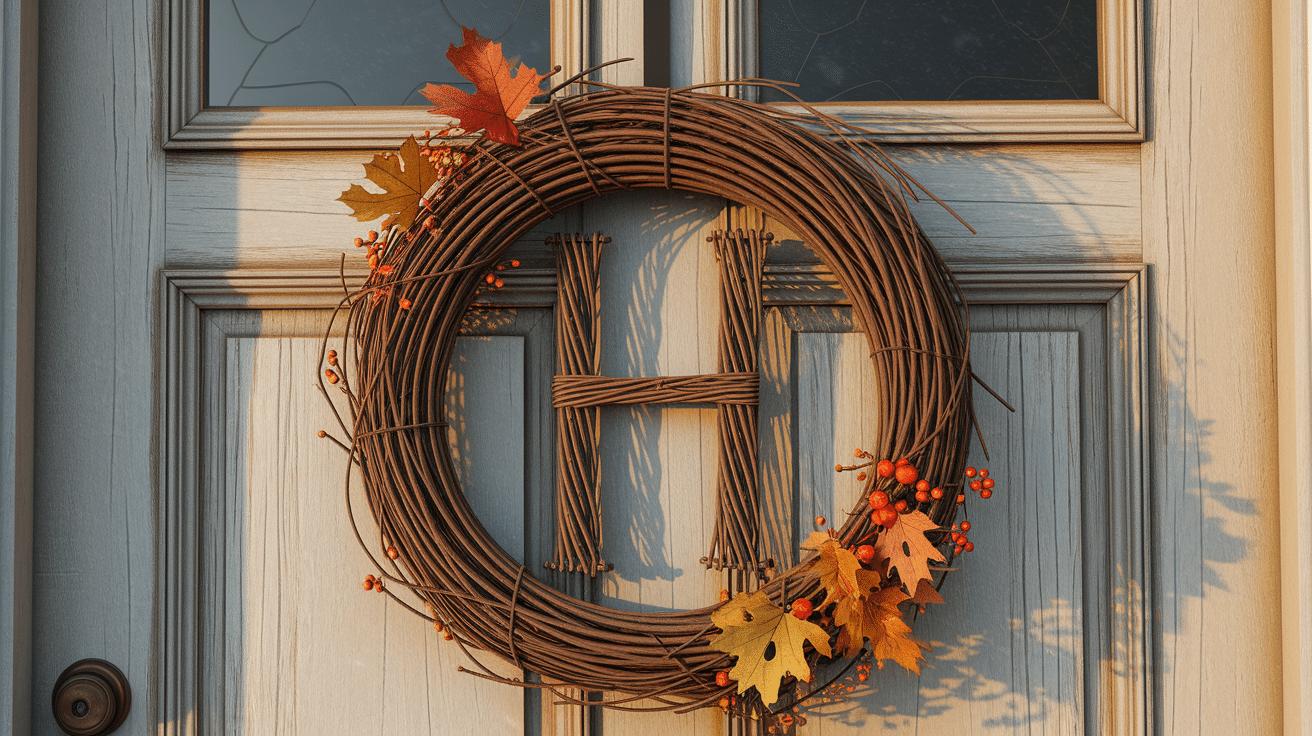 Fall Monogram Wreath