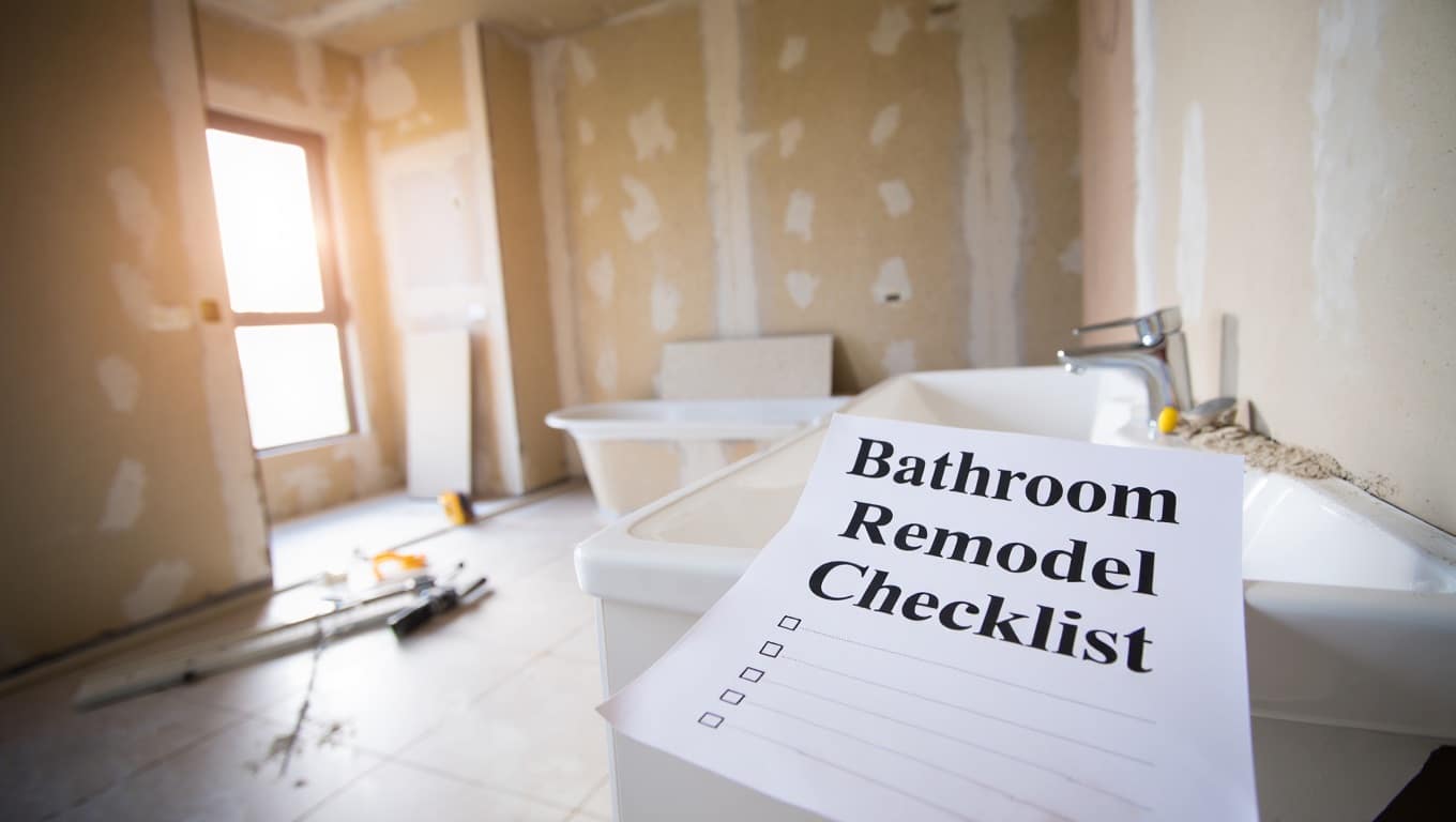 bathroom remodel checklist download