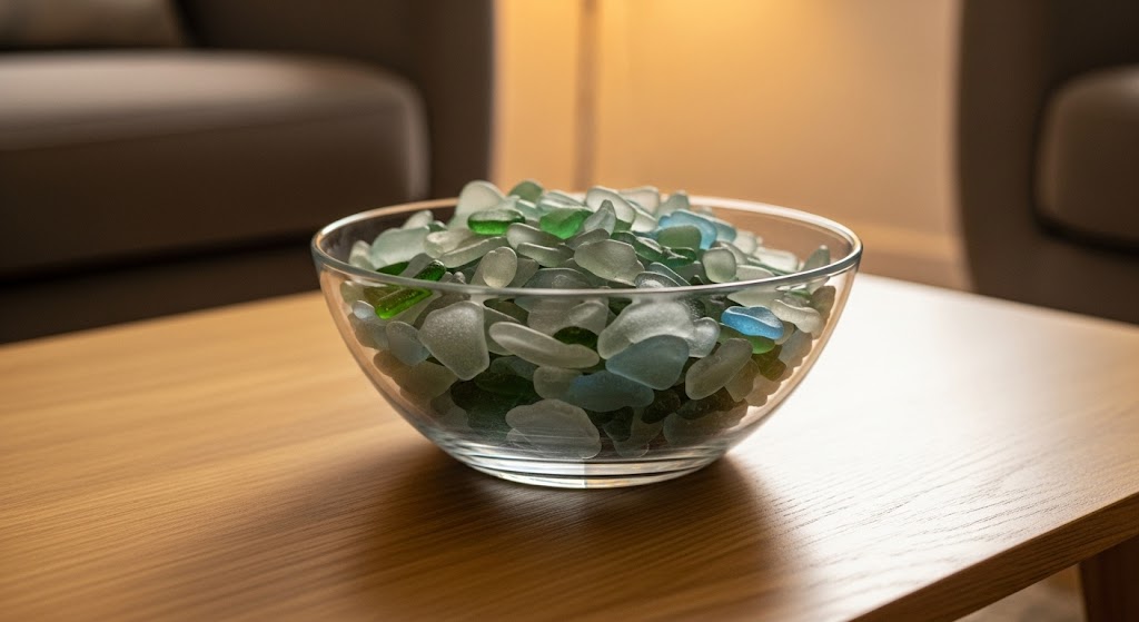 beach glass bowls