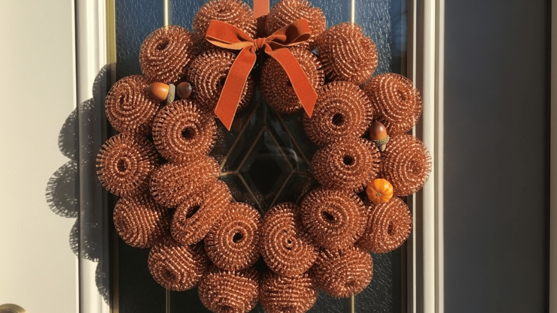 Copper Pot Scrubber Wreath