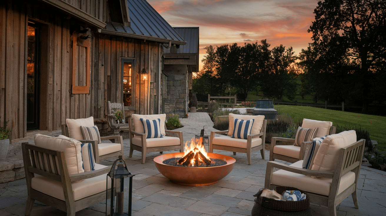 copper firepit