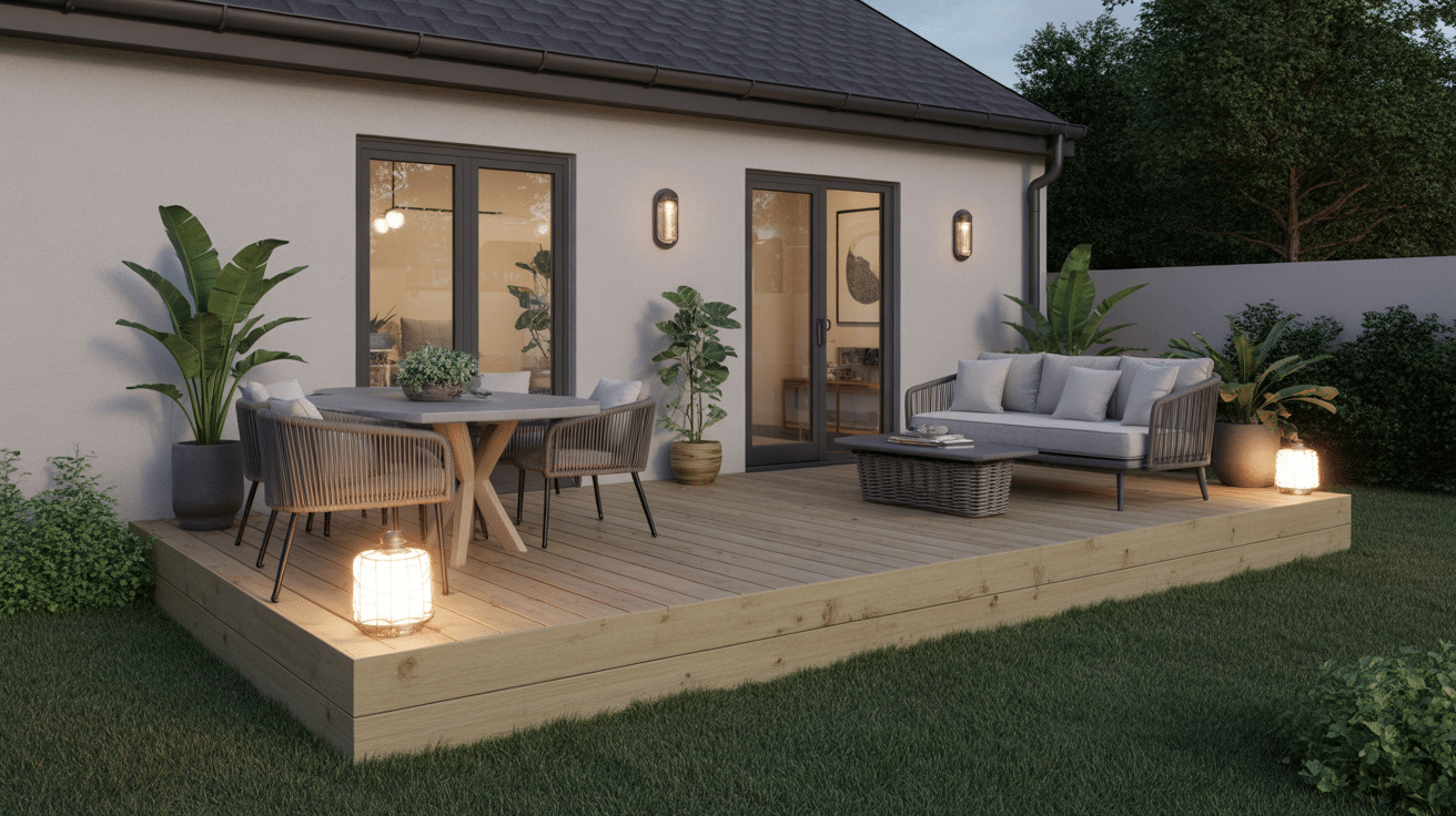 finished deck