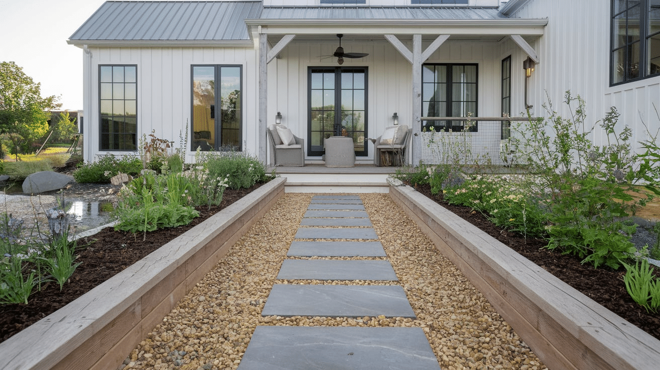 gravel garden path