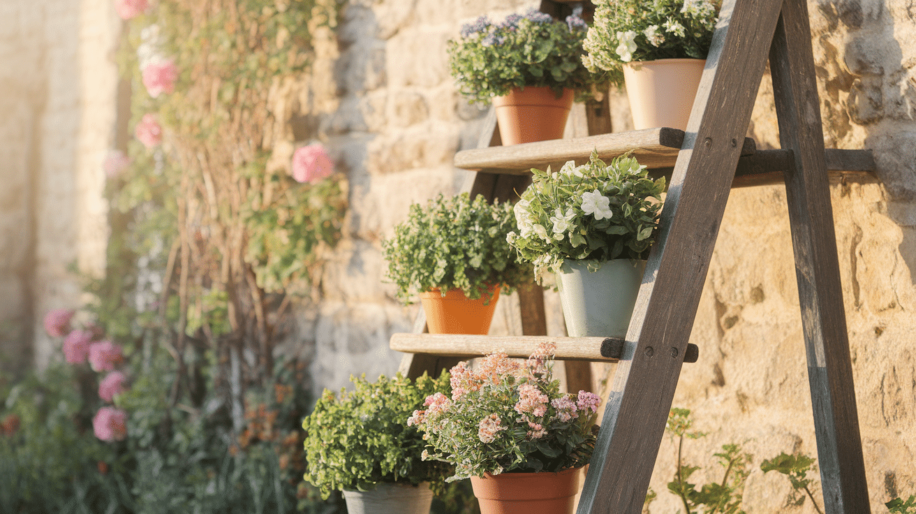 ladder planters