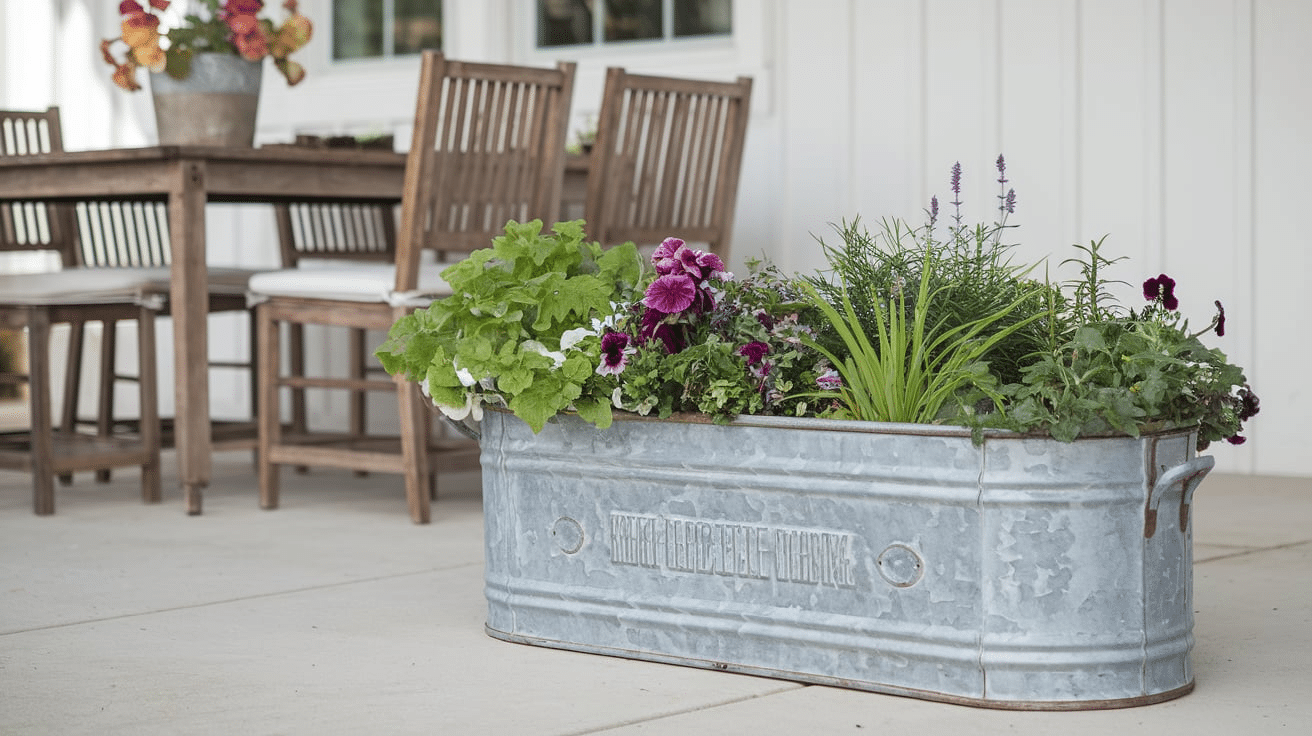steel planters