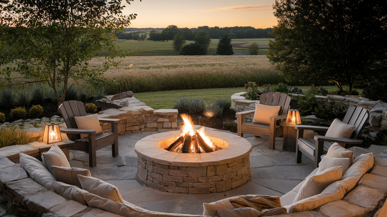stone firepit