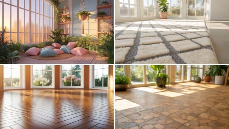 sunroom flooring ideas