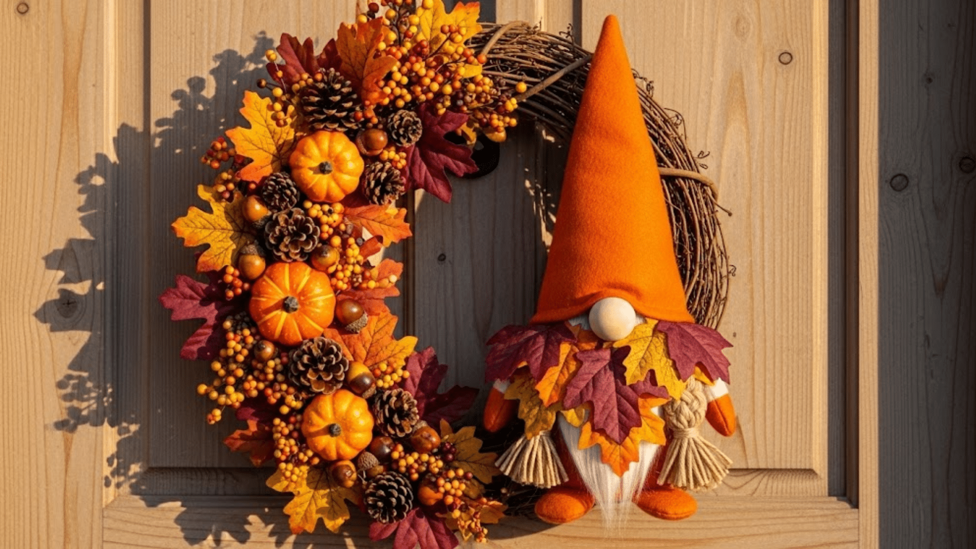 Fall Gnome Wreath