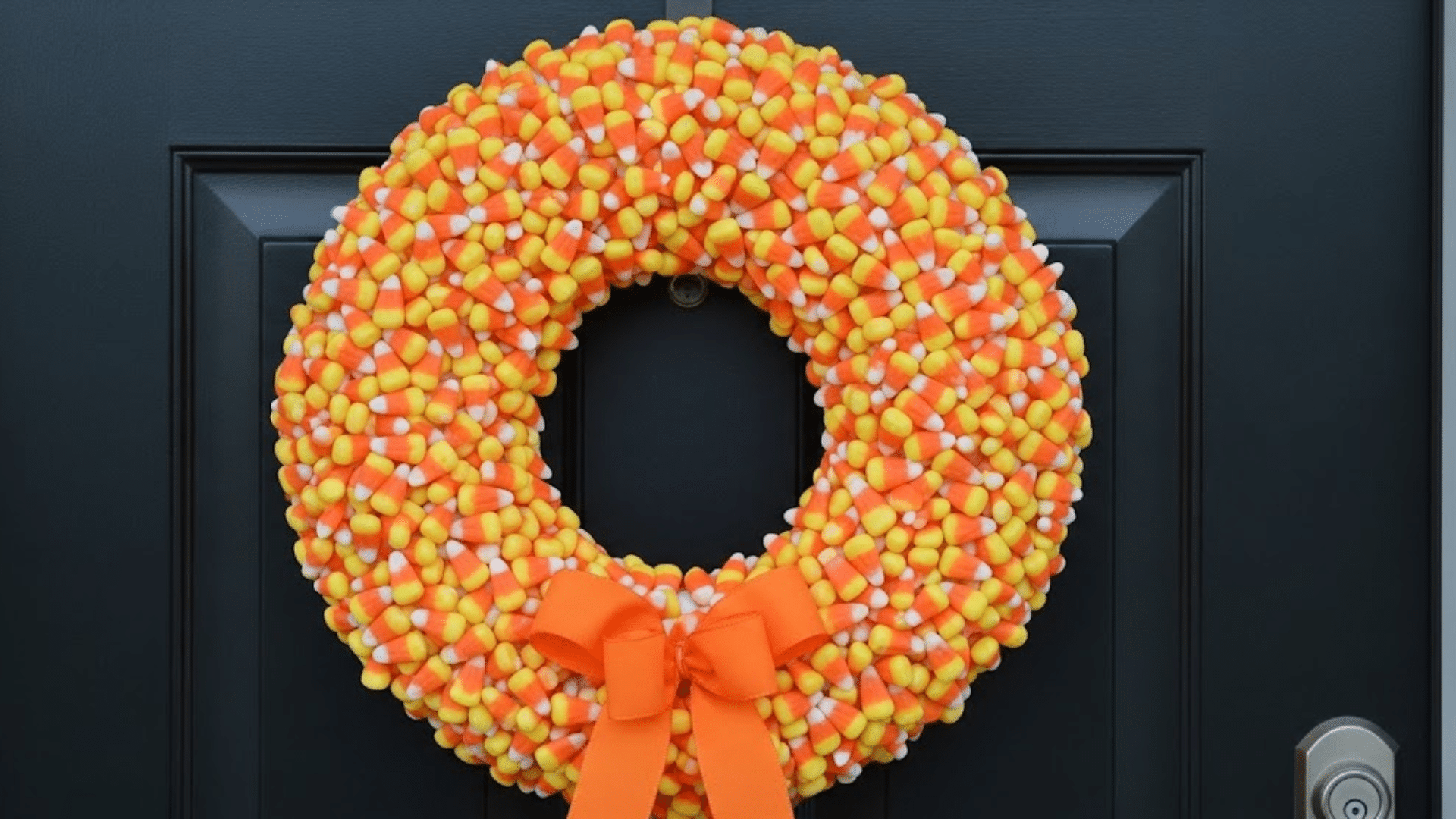 Candy Corn Wreath