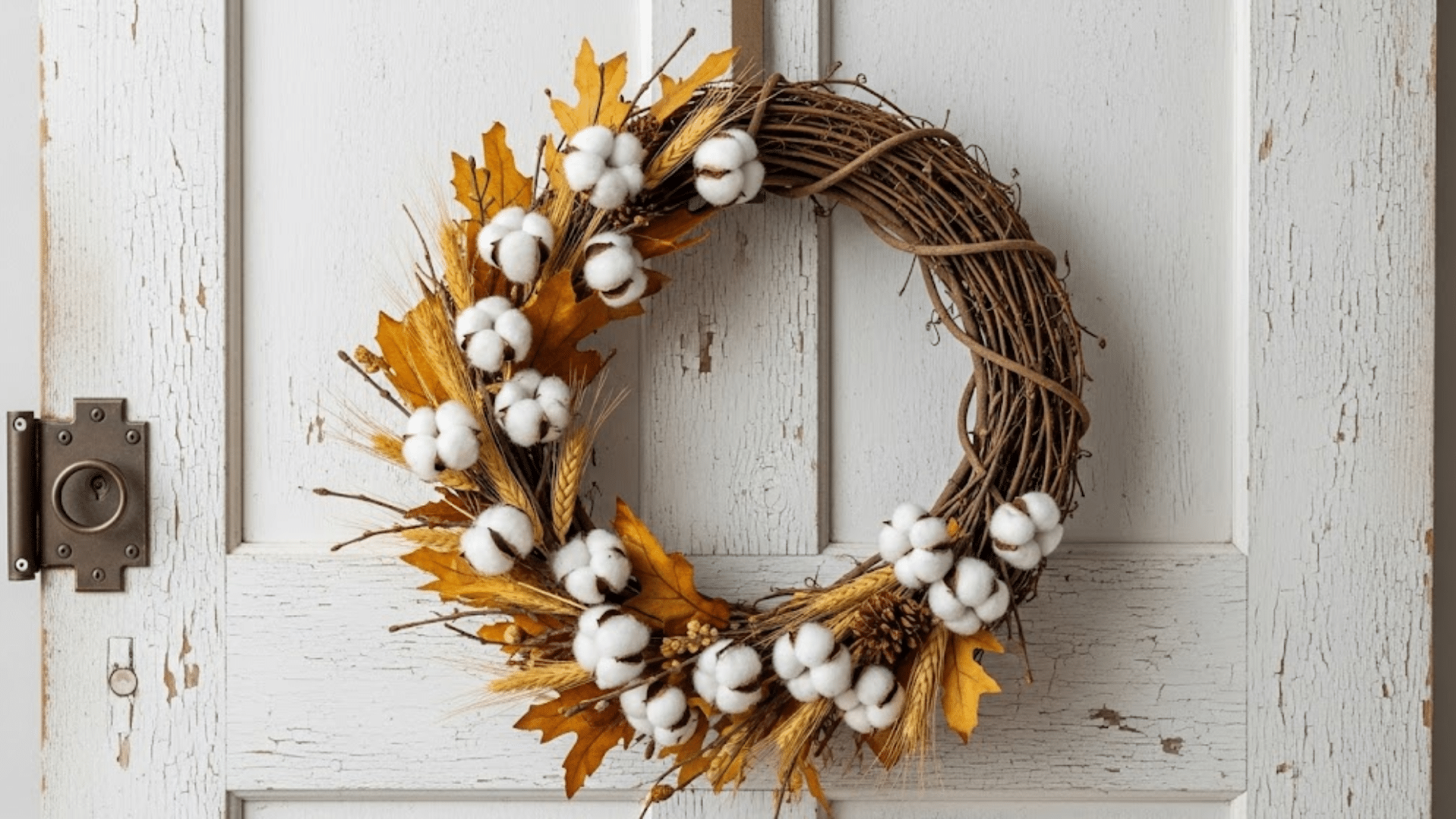 Cotton Stem Wreath