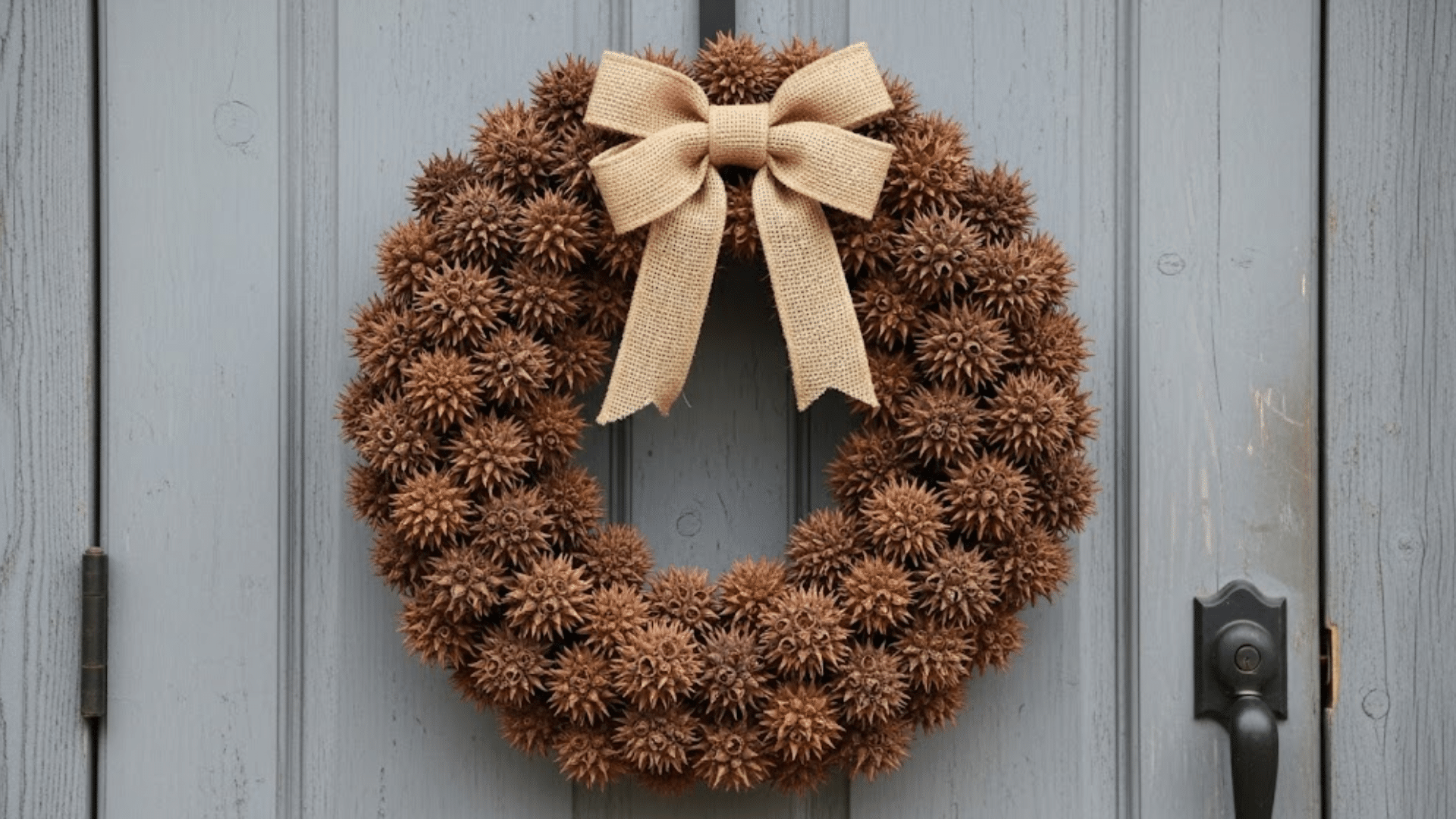 Sweetgum Balls Wreath
