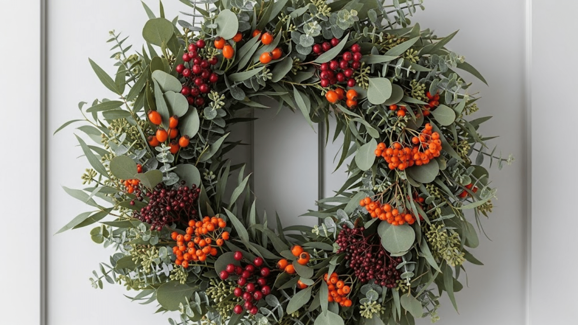 Eucalyptus and Berry Wreath