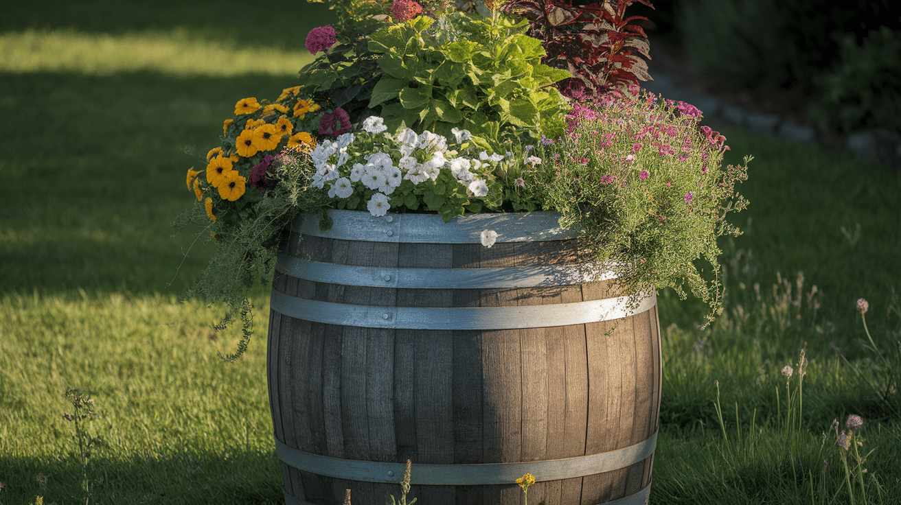 wine barrels